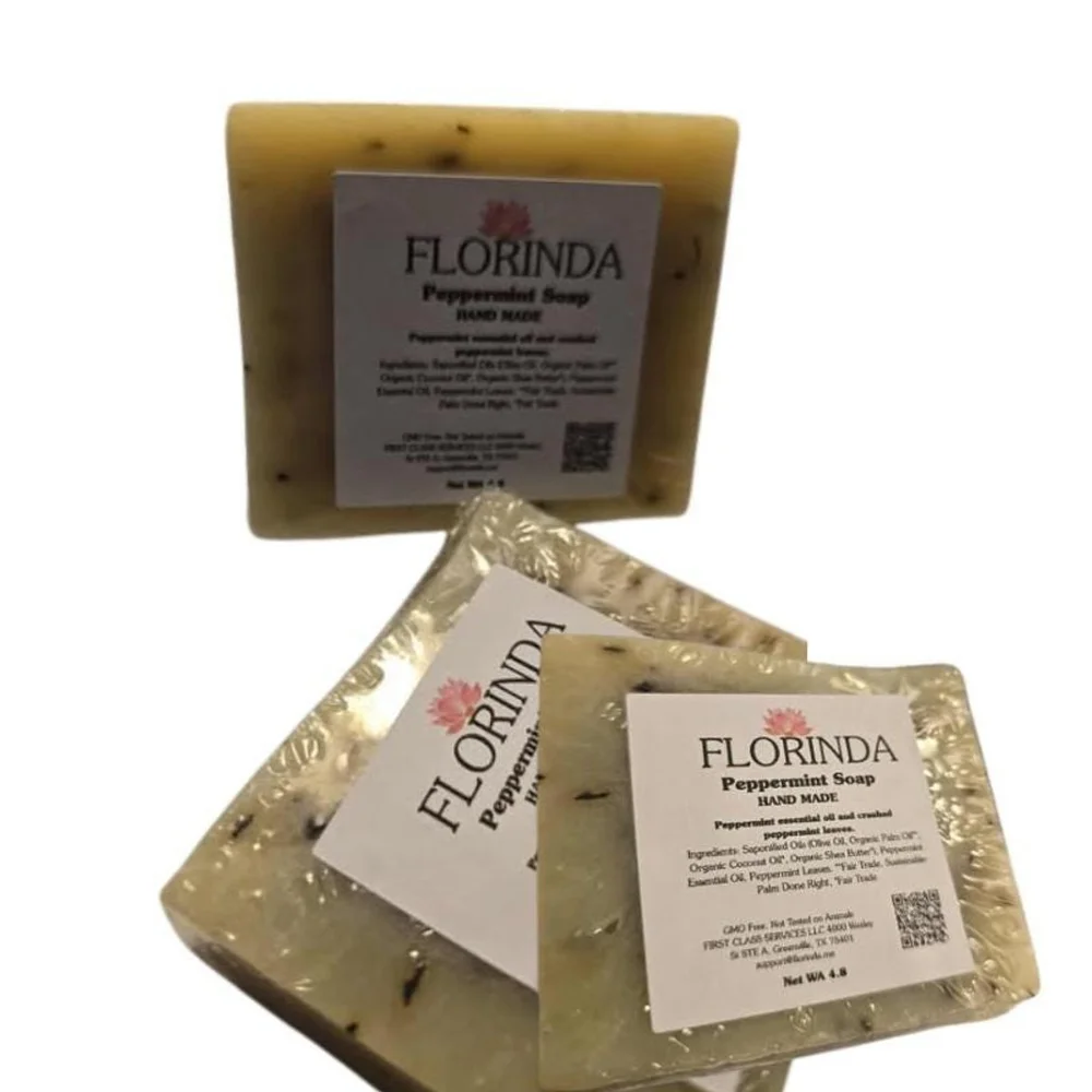 Florinda Beauty Pure Peppermint Leaf Handmade Soap - Picture 7 of 10